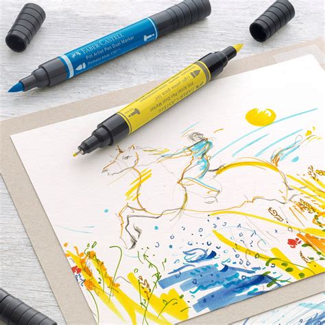 Ilustración detallada creada con rotuladores Pitt Artist Pen Brush