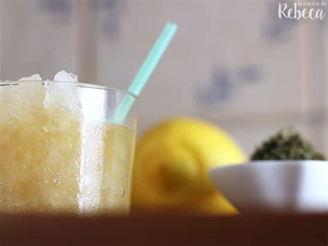 Granizado de hierbabuena y limón
