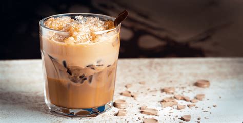 Granizado de café con crema y cacao