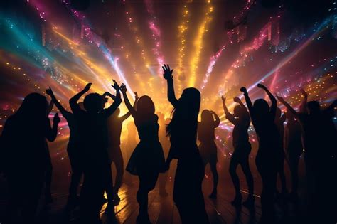 Personas bailando salsa en una discoteca