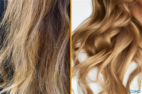 Cabello dañado y cabello sano