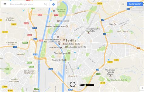 Mapa de ubicación de Los Bermejales en Sevilla