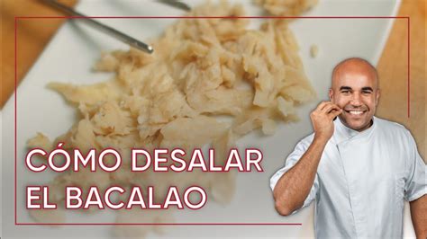 Esquema de cómo desalar bacalao