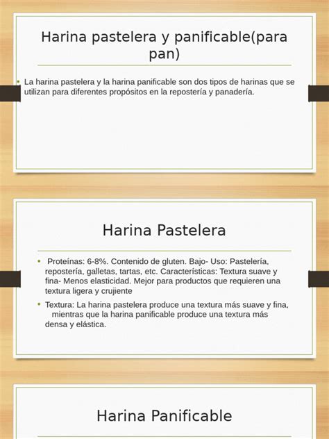Diferencias entre harinas para panadería
