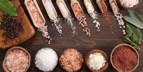 Variedad de sales gourmet