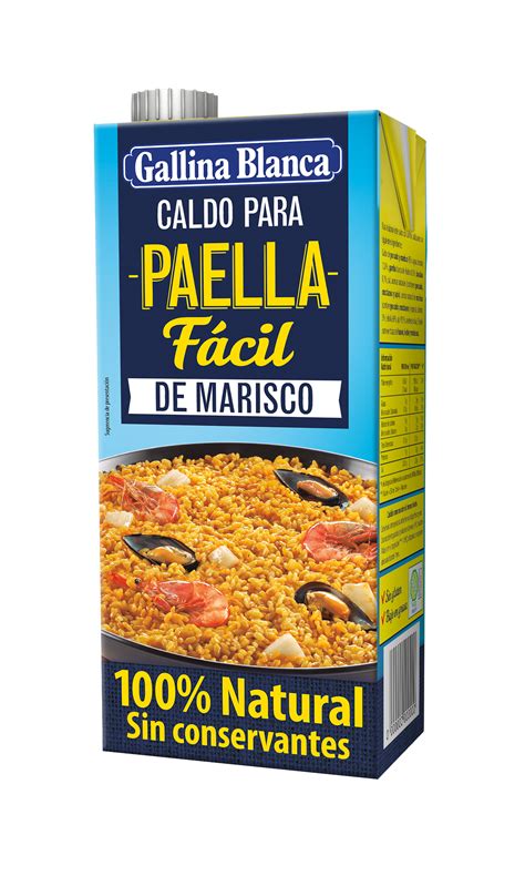 Caldo para paella hirviendo