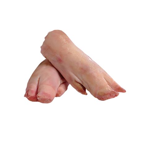 Pata de cerdo fresca en carnicería