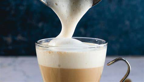 Espuma de leche de soja para cappuccino