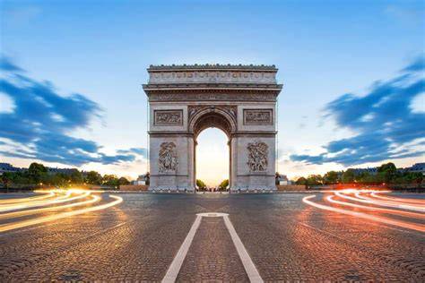 Arco del Triunfo y los Campos Elíseos