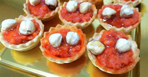 Canapés de sobrasada enrollados