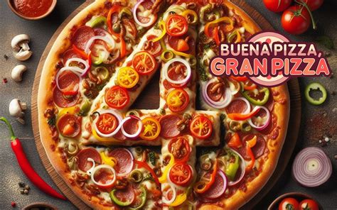 Pizza Gran Cañón con sus ingredientes