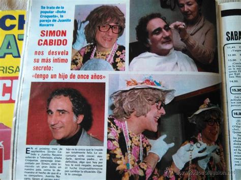 Simón Cabido como Doña Croqueta y Juanito Navarro como Don Cirilo