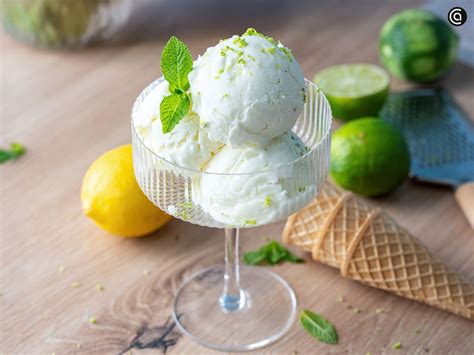 Ingredientes para helado de limón