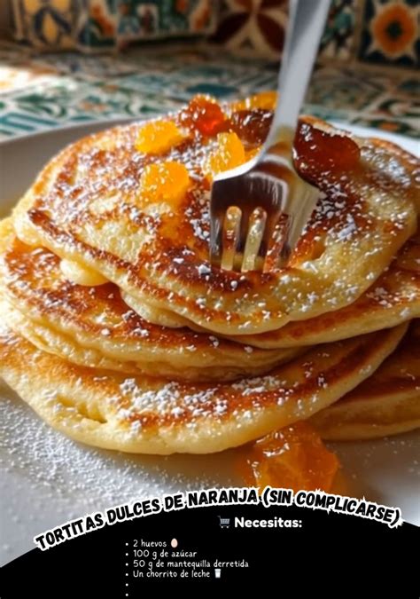 Tortitas sin leche y huevos