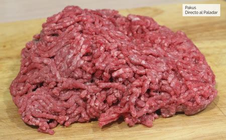 Tabla de consejos para cocinar carne picada