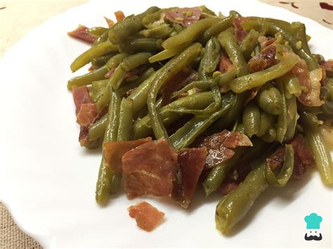 Judías a la bilbaína con jamón