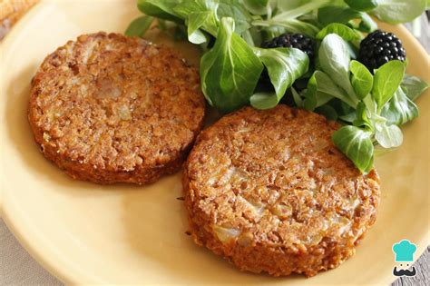 Hamburguesas vegetarianas de legumbres