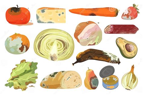 Ingredientes frescos y caducados