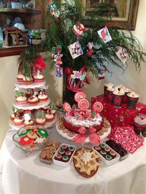 Mesa de Navidad con postres ligeros