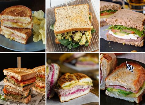 Variedad de panes para sándwiches