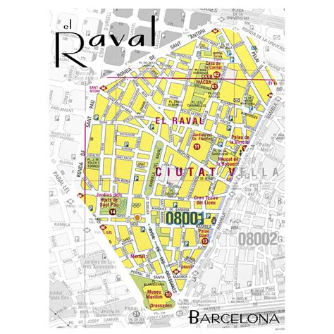 Mapa gastronómico del Raval