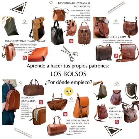 Diseños y patrones de bolsos de piel
