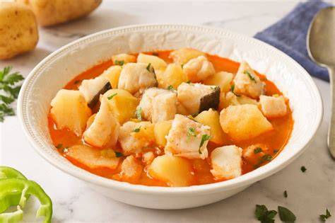 Plato de bacalao con patatas
