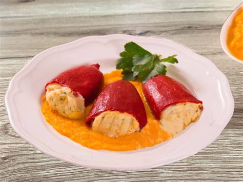 Brandada de bacalao con pimientos