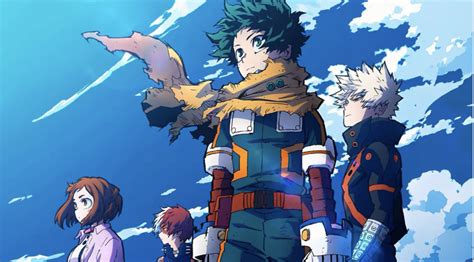 Izuku Midoriya interactuando con otros personajes de My Hero Academia