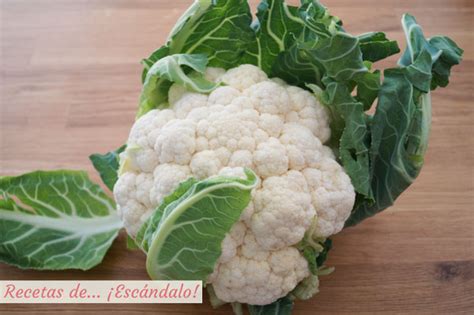 Coliflor fresca y bien conservada