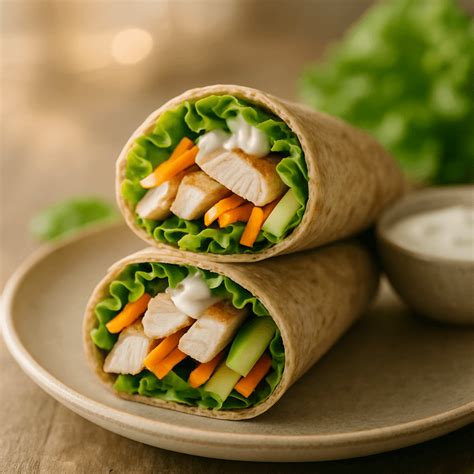 Verduras frescas para wrap