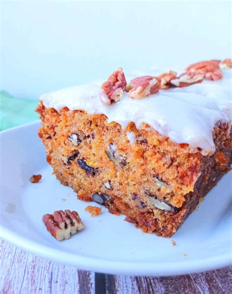 Bizcocho de zanahoria con glaseado de queso crema