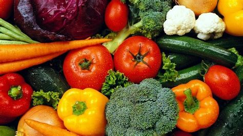 Verduras frescas para la crema