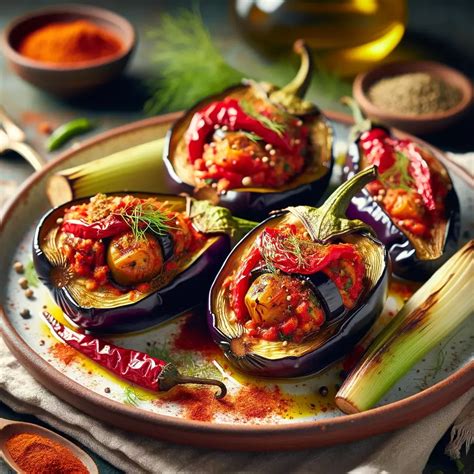Platos elaborados con Berenjena de Almagro en un showcooking