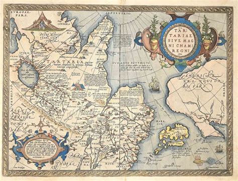 Mapa de la región de Tartaria histórica