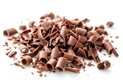 Mousse de chocolate en capas con virutas de chocolate