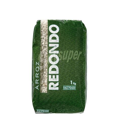 Paquete de arroz redondo Hacendado de Mercadona