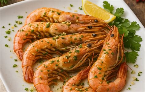 Espagueti a lo Scampi con langostinos y perejil fresco