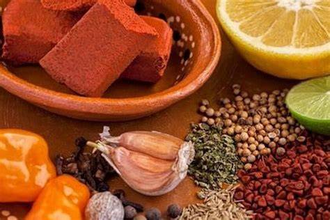 Ingredientes para recaudo rojo