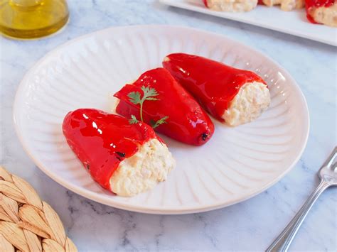 Pimientos dulces rellenos con hierbas y especias