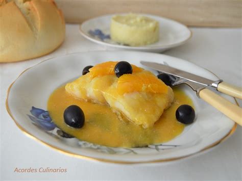Bacalao con naranja y aceitunas negras
