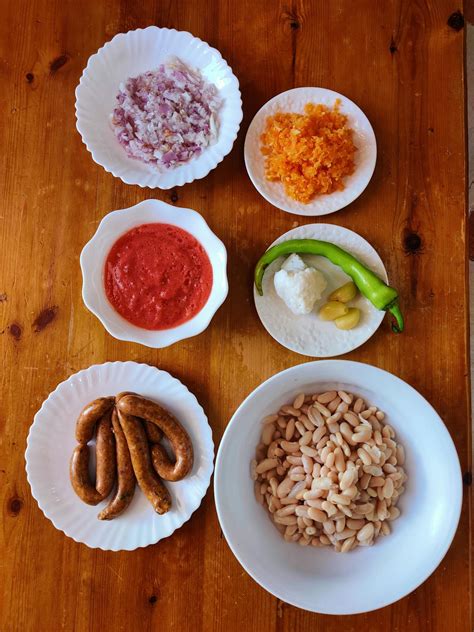 Ingredientes para una alubiada tradicional
