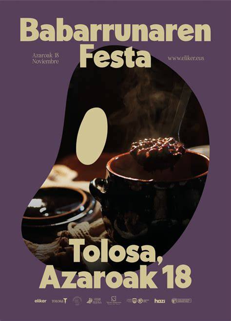 Cartel de la Fiesta de la Alubia de Tolosa