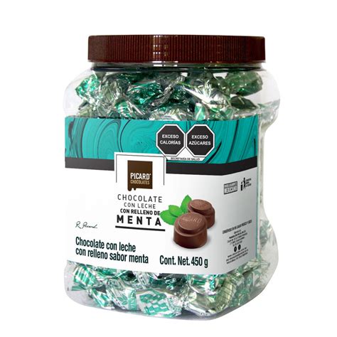 Productos de chocolate con menta de la marca Chocolates Torras