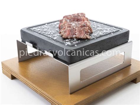 Diferentes tipos de piedras para asar carne
