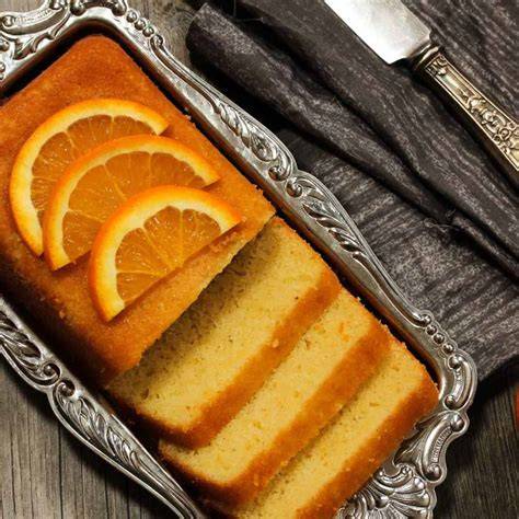 Bizcocho de naranja en panificadora