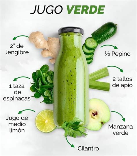 Variedad de ingredientes frescos para jugo verde