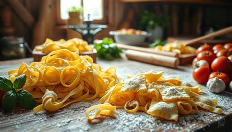 Variedad de pasta fresca artesanal en Linda Pastissa