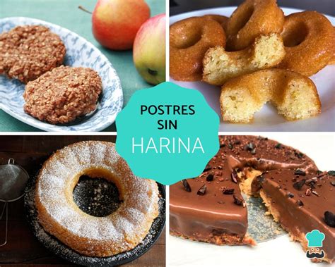 Variedad de postres sin harina
