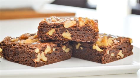 Brownies de chocolate con nueces
